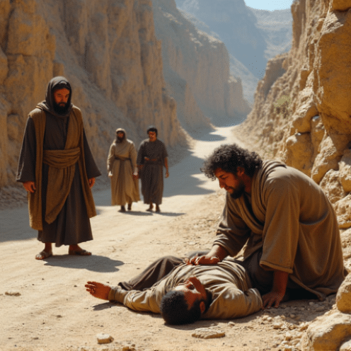 stories in the biblelist The Parable of the Good Samaritan (Luke 10:25-37)